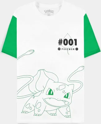 Immagine prodotto di Pokémon - Bulbasaur - Maglietta a maniche corte da uomo - XS