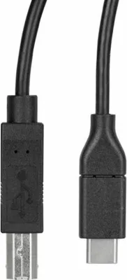Zdjęcie produktu dla StarTech.com USB2CB50CM, 0,5 m, USB C, USB B, USB 2.0, 0,48 Gbit/s, Czarny