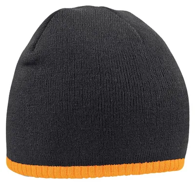 Image de Beechfield - Casquette pour hommes/femmes unie FK1498 (taille unique) (noir/orange fluo)