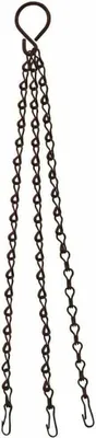 Image de SIENA GARDEN Chaîne de remplacement pour suspensions, crochet inclus, noir