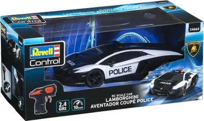 Produktbild von RC Scale Car Lamborghini Aventador Coupé Police, Revell Control Ferngesteuertes Polizeiauto