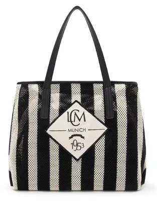 Image de L.CREDI sac shopper Rima Shopper Black / White noir
