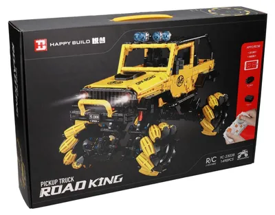 Immagine prodotto di Set di mattoncini RC controllabili Happy Build Pickup Truck - 1490dlg.