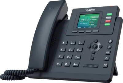 Image de Yealink SIP-T33G - Téléphone VoIP - fonction d'appel à cinq voies - SIP, SIP v2, SRTP - 4 lignes - gris classique (1301046)