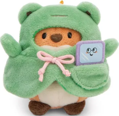 Produktbild von NICI Kuscheltier Set mymochi Fuchs Geeks mit Video Spiel u. Froschkostüm in Geschenkbox