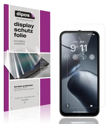 Produktbild von 4x Schutzfolie für Fossibot S7 klar Displayschutzfolie Folie Display Schutz dipos