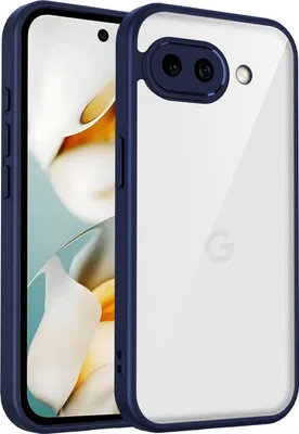 Produktbild von Hülle für Google Pixel 9A Transparente Rückseite TPU Bumper Stoßfest Handyhülle Blau