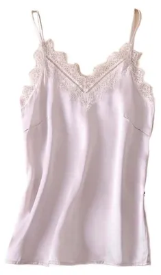 Immagine prodotto di Canottiera da donna in seta con pizzo