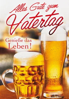 Produktbild von Vatertag  Glückwunschkarte im Format 115 x 17cm mit Umschlag