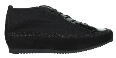 Productafbeelding van HOGL dameslichte veterschoenen, model Lurexstretch, zwart, maat 36