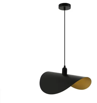 Produktbild von HOME DELUXE Design-Pendelleuchte RONA - Schwarz/Gold | Pendelleuchte Schwarz Gold,  Pendelleuchte, moderne Deckenleuchte