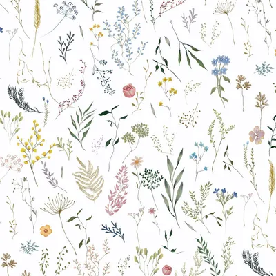 Produktbild von Selbstklebende Tapete Blumen 41x300 cm, Wasserdicht Vinyl, für Wanddekoration