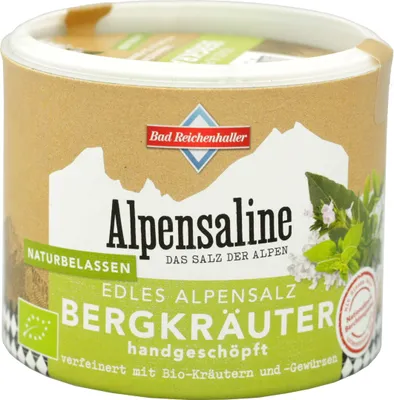 Obrázok produktu pre Bad Reichenhaller 3332716001 Bad Reichenhaller Alpensaline BERGKRÄUTERGewürzmischung, 90,0 g
