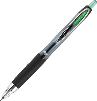 Produktbild von Uni-ball - Signo RT207 Tintenroller, einziehbar, Schreibbreite 0,4 mm, Recycling-Kunststoff, grün