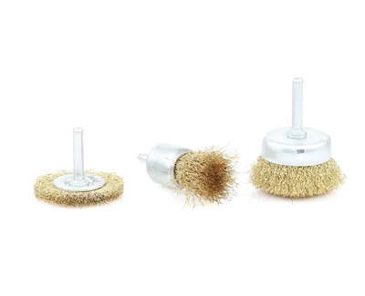 Produktbild von Yato YT-4755, Drahtbürsten-Set, 6 mm, Stahl, 7500 RPM, 3 Stück(e)