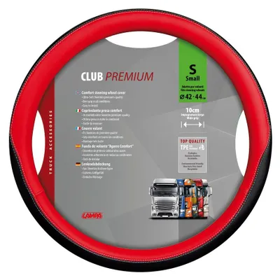 Produktbild von Lenkradbezug Lampa Club, aus Skeentex - S - Ø 42/44 cm - Rot