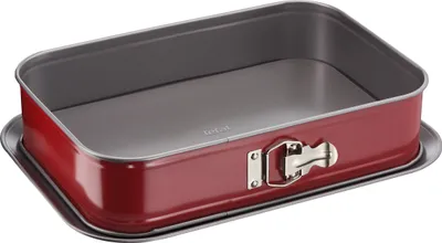 Produktbild von Tefal Delibake J1640574, Rechteckige Backform 36x24 cm, Antihaftbeschichtung, antihaftbeschichtete Ränder, Anti-Rutsch-Ränder
