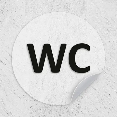 Immagine prodotto di iSecur adesivo WC I Ø 9 cm opaco trasparente chiaro I pellicola autoadesiva I hin653