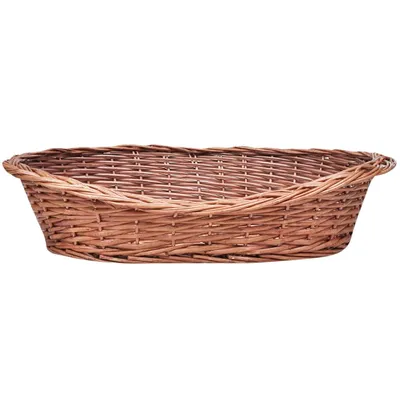 Image de vidaXL Panier pour chien en osier naturel 69 cm