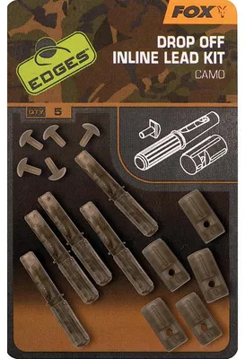 Image de Fox Fishing Edges Camo Drop Off Inline Lead Kit
