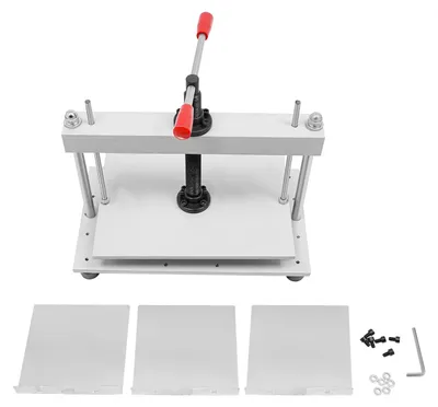Produktbild von Kunststoff-Bindemaschine - Manuell - Kabellos - Druckkapazität 1.500 kg - A4+ - Stahlkonstruktion - Weiß