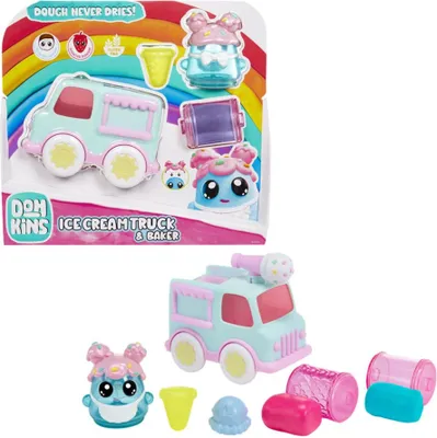 Immagine prodotto di MGA Entertainment, Set "Camioncino dei Gelati e Pasticceria" DohKins, pasta modellabile, multicolore, per bambini, adatto a maschi e femmine, dai 3 ai 99 anni