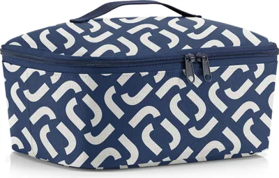 Produktbild von Reisenthel coolerbag M, 4,5 l, Blau, Weiß, Polyester, 255 mm, 120 mm, 200 mm