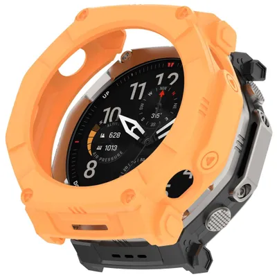 Immagine prodotto di Custodia in TPU per smartwatch Amazfit T-Rex Ultra 2, resistente agli urti, arancione