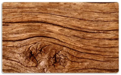 Produktbild von Wallario Frühstücksbrettchen aus Glas, je 14 x 23 cm, mit rutschfesten Füßen, Motiv Holzstamm mit Asteinschluss