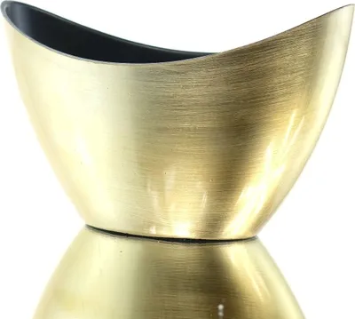 Produktbild von SCHEULEN Dekogefäß Jardinière Bootsform Goldfarben - Kunststoff