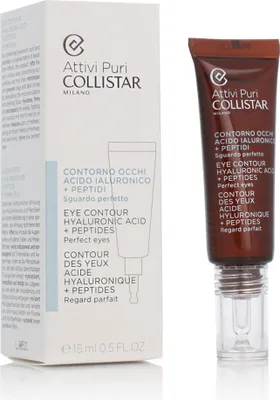 Produktbild von Collistar Attivi Puri, Augencreme, Frauen, Jeder Hauttyp, Anti-Aging, Antiaugenringe, Anti-Falten, Feuchtigkeitsspendend, Anheben, Auffrischend, Glättend, Hyaluronsäure, Tube