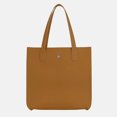 Produktbild von GILDA - Hellbraune Lederhandtasche
