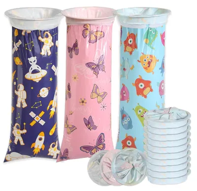 Immagine prodotto di Sacchetti per vomito 30 pezzi - Sacchetti per vomito con anello - Impermeabili - Portatili - Pieghevoli - Biodegradabili - Capacità 1000 ml - Sacchetti per vomito