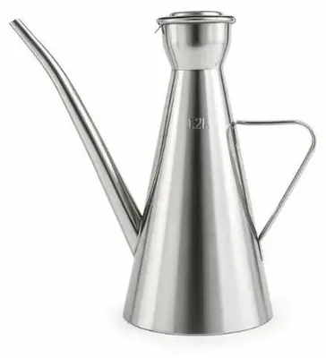 Produktbild von Olea Ölflasche aus Edelstahl 500 ml, tropffreies Ausgießsystem