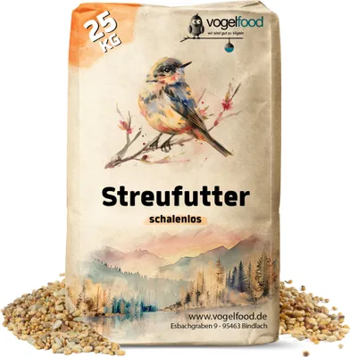 Produktbild von 25 kg Streufutter *SCHALENLOS* Vogelfutter