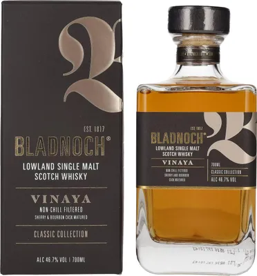 Produktbild von Bladnoch VINAYA Lowland Single Malt Scotch Whisky 46,7% Vol. 0,7l in Geschenkbox