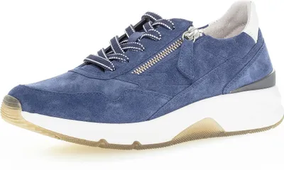 Produktbild von Gabor Comfort Sneaker - Blau Veloursleder Größe: 37.5 Normal