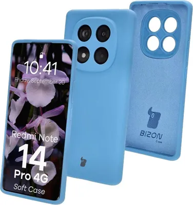 Produktbild von Bizon Soft Case Xiaomi Redmi Note 14 Pro 4G blau