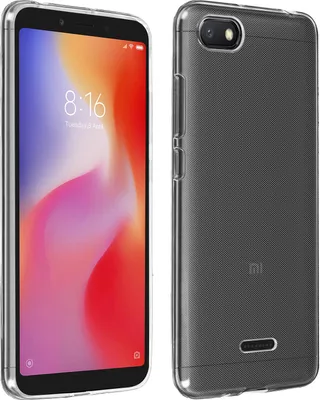Produktbild von Avizar, Flexible Silikon-Schutzhülle (Backcover) für Xiaomi Redmi 6A, Transparent