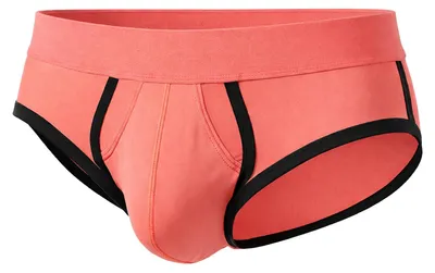 Image de CODE 22 - Sous-vêtement Slips Hommes - Work Out Brief Coral - 1x Taille S