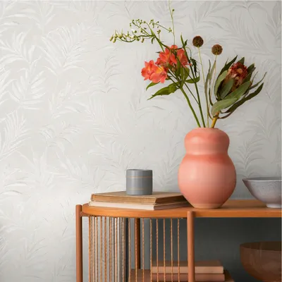 Immagine prodotto di A.S. Creation Vliestapete 10,05 x 0,53 m Livingwalls Dschungel Tapete Weiß 791081 Palmen CosmoLiving by Cosmopolitan