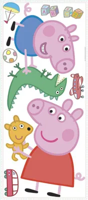 Produktbild von wandaufkleber Peppa Pig Vinyl 8 Stück