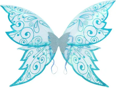 Produktbild von Feenflügel für Mädchen und Frauen, Halloween, Elfen-Cosplay-Zubehör, Organza-Schmetterlingsfeenkostüm zum Anziehen, Partygeschenke