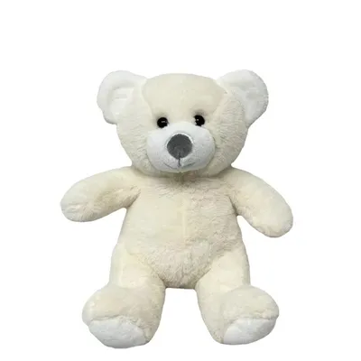 Image de Mascotte ours en peluche Oluś 23 cm crème