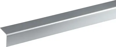 Produktbild von Winkelleiste Kunststoff Alu Nachbildung 2400 x 20 x 20 mm