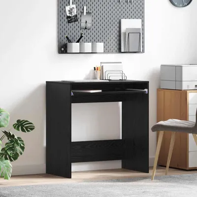 Zdjęcie produktu dla Maison Exclusive – biurko w kolorze czarnego dębu 77,5 x 43 x 79 cm