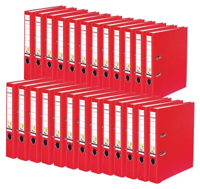 Zdjęcie produktu dla Folder PP-Color A4 50mm wegański czerwony opakowanie 25 szt