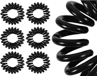 Produktbild von 10x Haargummis Spiralhaargummi Spiralgummi Telefonkabel Zopf Zopfgummi Haarbinder