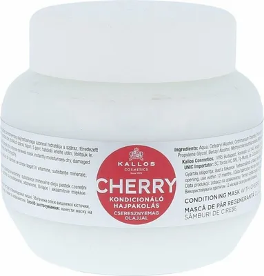 Zdjęcie produktu dla Kallos Cherry Hair Mask With Cherry Seed Oil 275 ml