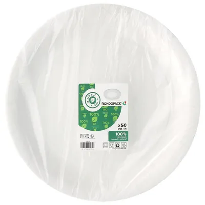 Obrázok produktu pre Talerze papierowe 27,5 cm, 50 sztuk